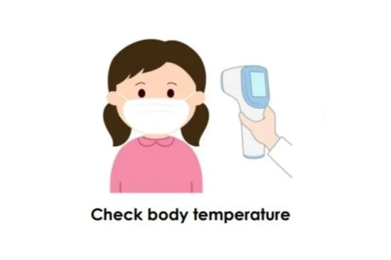 Check body temperature